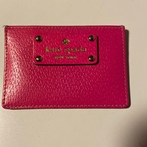Kate Spade Hot Pink Card Holder